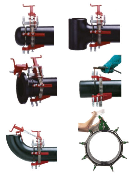 Pipe Alignment Single Jack Screw Chain Clamps