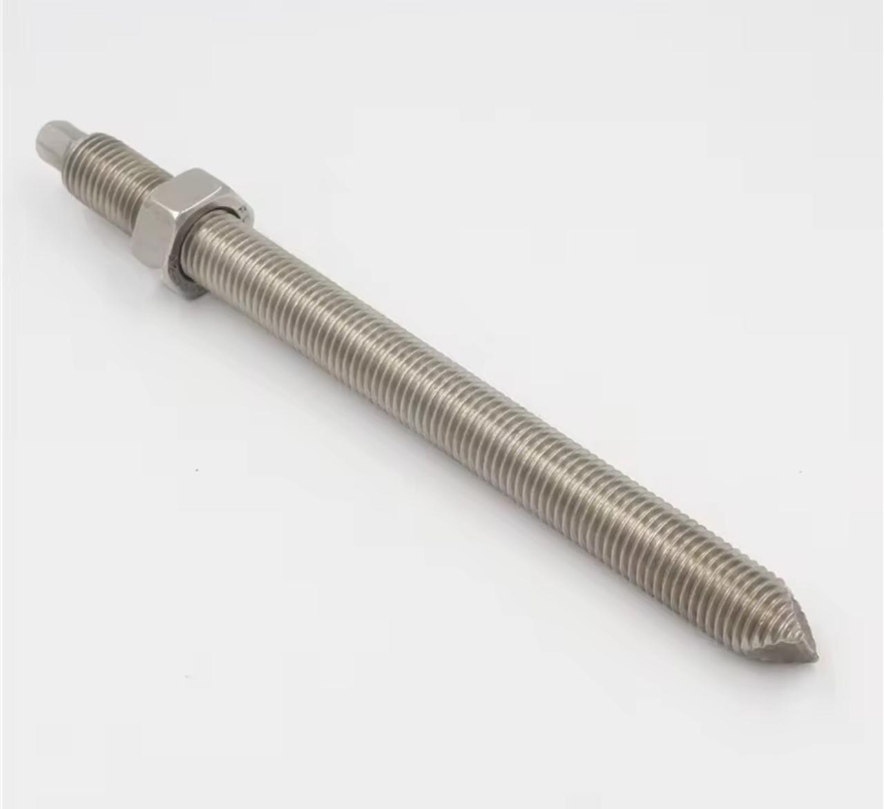 Fully Threaded Anchor Bolt (Straight Type) - Chamfered/ pointed end