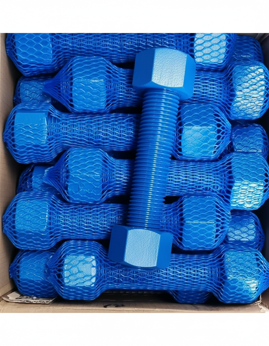 PTFE Stud Bolt with Nuts